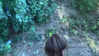 Banging Wifes Both Fuck Holes Outdoors