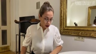 Loly Lips - dont Cum on My Skirt Lustful Teacher Fuckes Student