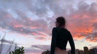 Goodegirl75 - cute teens fuck, blow, and facial in public as the sun sets. - Hannah Goode