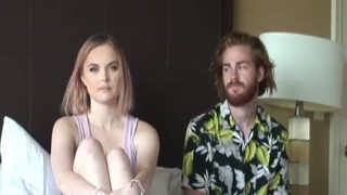 Real amateur couple couldnt wait to make a porno