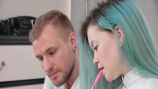 Horrible chick Nikki Knightly is spanked and fucked by her upset guy