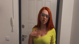 Sex-hungry dudes fuck hideous pigtailed and red haired chick