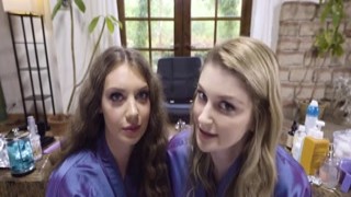 Elena Koshka and Bunny Colby asmr oral