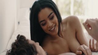 Sensational shemale massages her boobs while getting her anus rammed hard