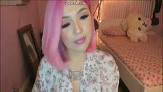 Cute Kawaii Pink Hair Girl with Big Tits Wants To FUCK