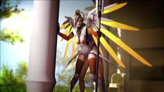 Mercy with Smooth Pussy Fucks in All Poses