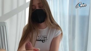 Bad Hot Lady 2 - Russian babe plays with her cute face on camera and takes my cock up to the balls