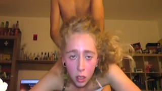 skinny and unpleasant chick fucks her pussy with her preferred sex plaything