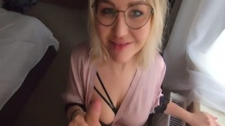 MaryCandy - Invited a Friend for a Blowjob Video, After It He Could Not Resist and Roughly Fucked Me