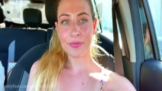 Alejandramoviess - Pov Blowjob in My Friends Car