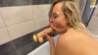 HotWife Vika - POV： Stepson looked after stepmom and fucked her. This whore didnt mind