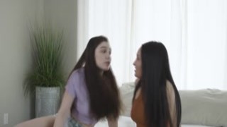 Big tits lesbian ass licks n fingers bff