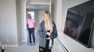 Kenna fucked both her new foster parent