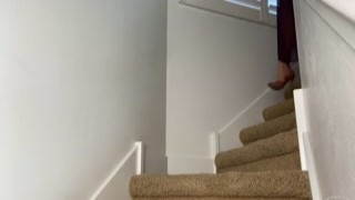 Dani Daniels Fucking myself on the stairs