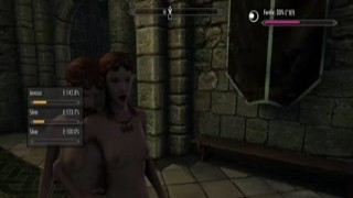 Skyrim threesome futanari blowjob