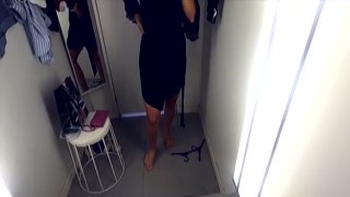 PassionBunny - Risky girl change clothes and play in fitting room - daily adventure with PassionBunny