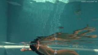 Stefanie Moon - Hottest petite small tits Irina Russaka underwater