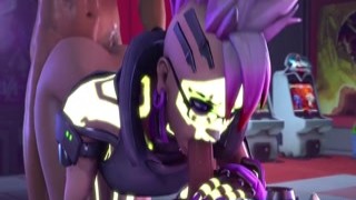 Sombra Sucking and Rides on a Big Massive Dick