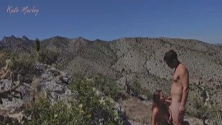 Blowjob On Mountain Top While Hiking