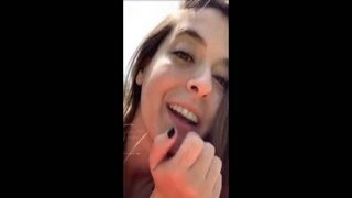 AbbieMaley - Horny Slut Fucks Her Friend In A Public Pa