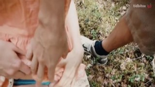 tidbitxx - Forest Quickie with Horny Public Sex