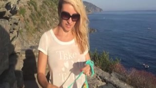 ElisaDreams - Flashing My Boobs And Pussy In Public In