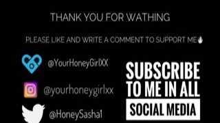 Honey Sasha - Pretty Girl Sucks And Jerks Herself Off. Spoils Your Not Nut November. Solo Amateur Honey Sasha