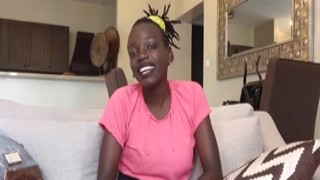 African Casting - Native Model With Huge Tits Fucks White Producer POV