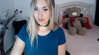 Blond German Girl Have Webcam Fun