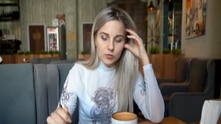 Letty Black - Remote Controlled Vibrator In Crowded Cafe - Letty Black