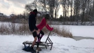 Burzumgirl - Hot fuck with skinny girl in a school ski vacation