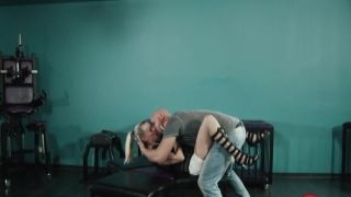 Slim blonde whore has flexible asshole for the stud with big dick