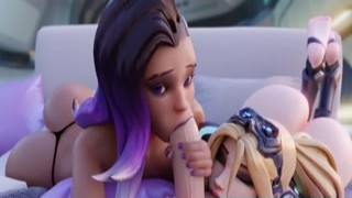 Overwatch Gentle Video Game Bitches Sucked a Big Massive Dick