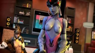 Cute Widowmaker from Video Game Overwatch - Animation Compilation