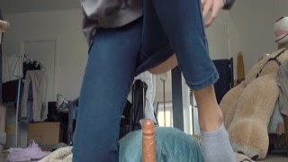 After8Teen - Switching Wholes to Fuck Myself Anal Tight Ass Dildo Fucking Skinny Girl