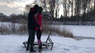 Burzumgirl - Hot fuck with skinny girl in a school ski vacation