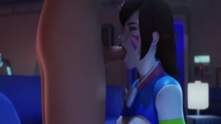 DVa Gets a Big Fat Cock in Her Little Mouth