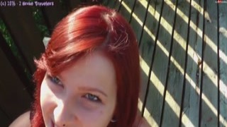 OMG!!! AO Creampie Quickie auf dem Balkon der Nachbarin! mit 2BrokeTravelers