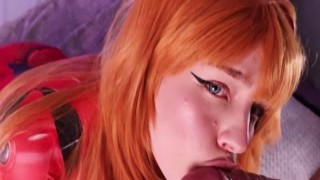 Aqua_Ri - Asuka Langley sucks a fat cock