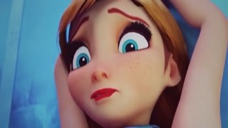 Frozen Elsa pussy play with 3d teen