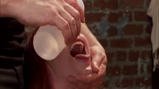 Busty redhead big cock fuck training