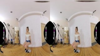 Sanija first nude virtual reality 3D video interview