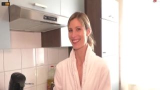 Old baby-sitter Hana gives blowjob and gets rammed