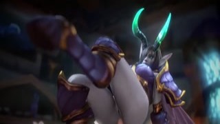 World of Warcraft Heroes with Gorgeous Body Wants Anal