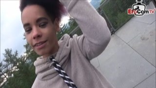 german skinny ebony teen outdoor pick up sex