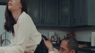 Hot Casey Calvert fucked in the kitchen