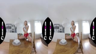 Evelina topmodel nude photo session vr180 backstage