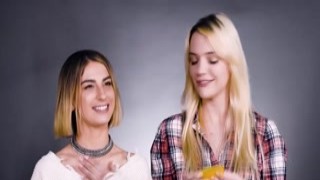 Kristen and Kenna excited to make each others cum