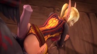 World of Warcraft Hot Blood Elf Enjoy Sex - Compilation