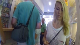 ElisaDreams - Flashing My Tits And Pussy In Public In I